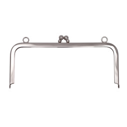 Taschenbügel 086/246 20x16cm mit 12mm Ringösen nickel-glänzend