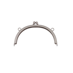 Taschenbügel 086/570 16x16cm mit 12mm Ringöse nickel-mattiert