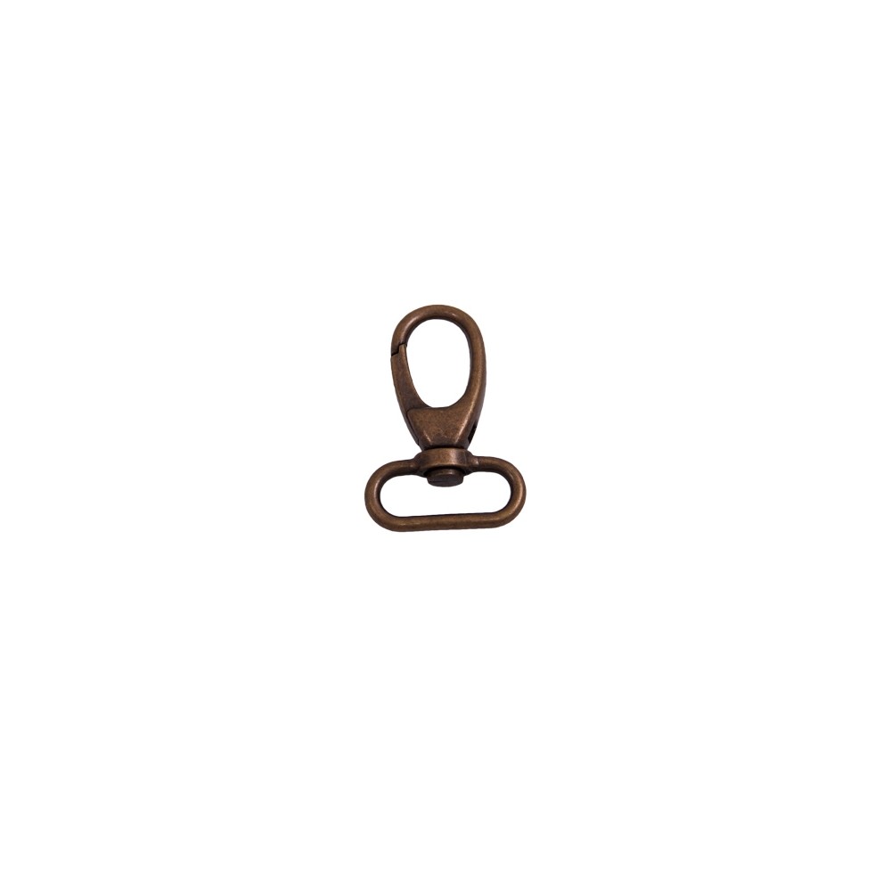 Karabinerhaken 55/30mm antik-messing Karabinerhaken 55/30mm antik-messing