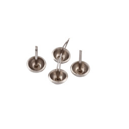 4er-Set Bodennägel für Koffer oder Taschen aus Leder