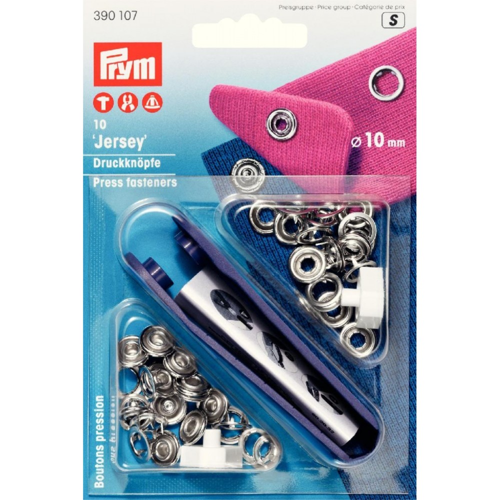 Druckknöpfe für Jersey 10 mm Druckknöpfe für Jersey 10 mm