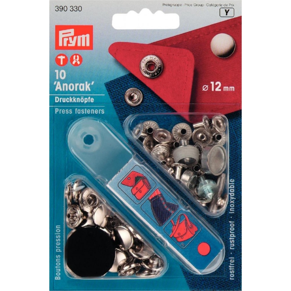Druckknöpfe für Anorak 12 mm Druckknöpfe für Anorak 12 mm