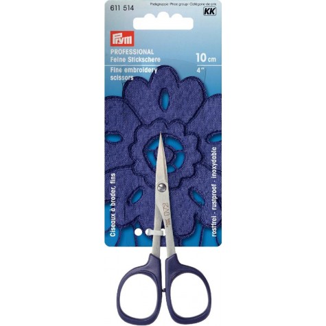 Stickschere fein und spitz 10 cm