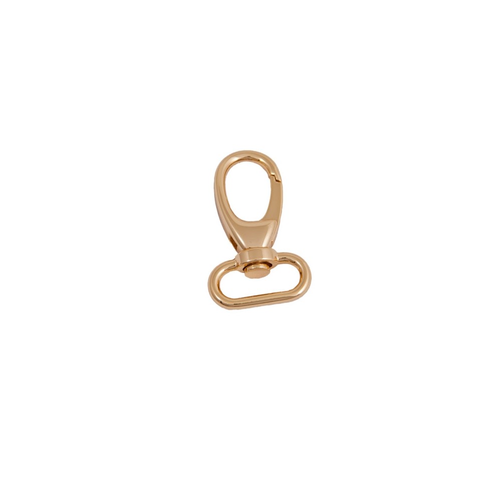 Karabinerhaken 55/20 mm gold-glänzend Karabinerhaken 55/20 mm gold-glänzend