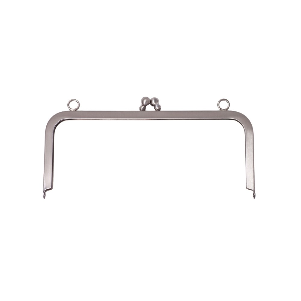 Taschenbügel 086/246 20x16cm Ringöse 12 mm nickel-mattiert Taschenbügel 086/246 20x16cm Ringöse 12 mm nickel-mattiert