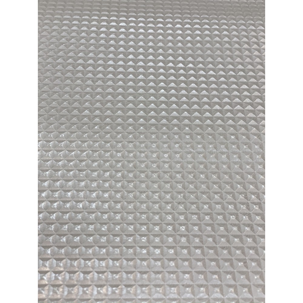 Kunstleder Pyramide Silber Kunstleder Pyramide Silber