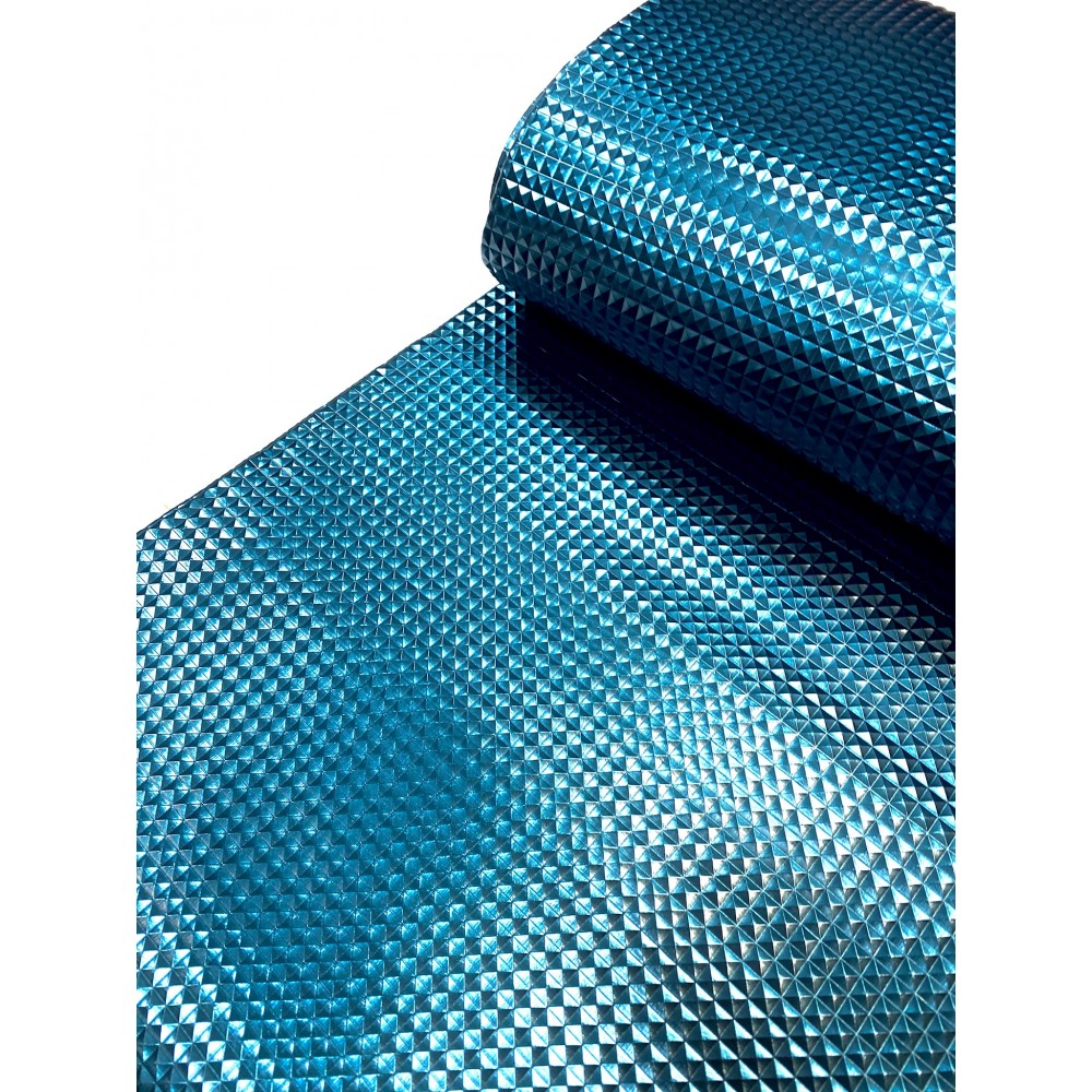 Kunstleder Pyramide Blau/Petrol Kunstleder Pyramide Blau/Petrol