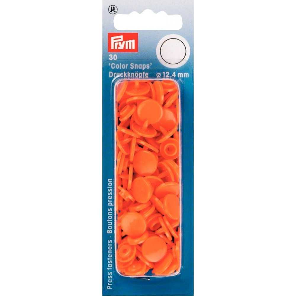 Druckknöpfe Color Snaps 12,4 mm Orange Druckknöpfe Color Snaps 12,4 mm Orange