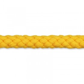 Kordel gelb 8mm Baumwolle