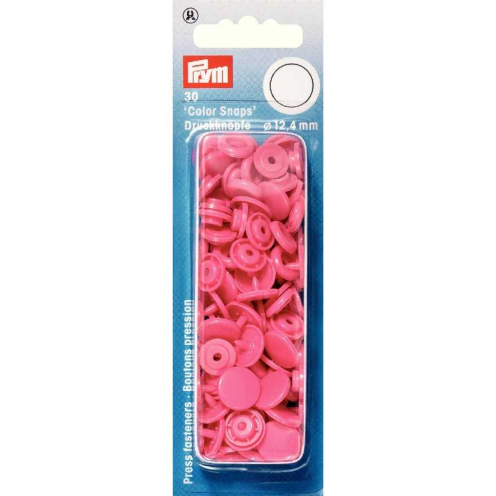 Druckknöpfe Color Snaps 12,4 mm Pink Druckknöpfe Color Snaps 12,4 mm Pink