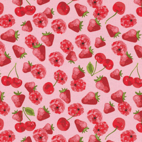 Dekostoff Erdbeere