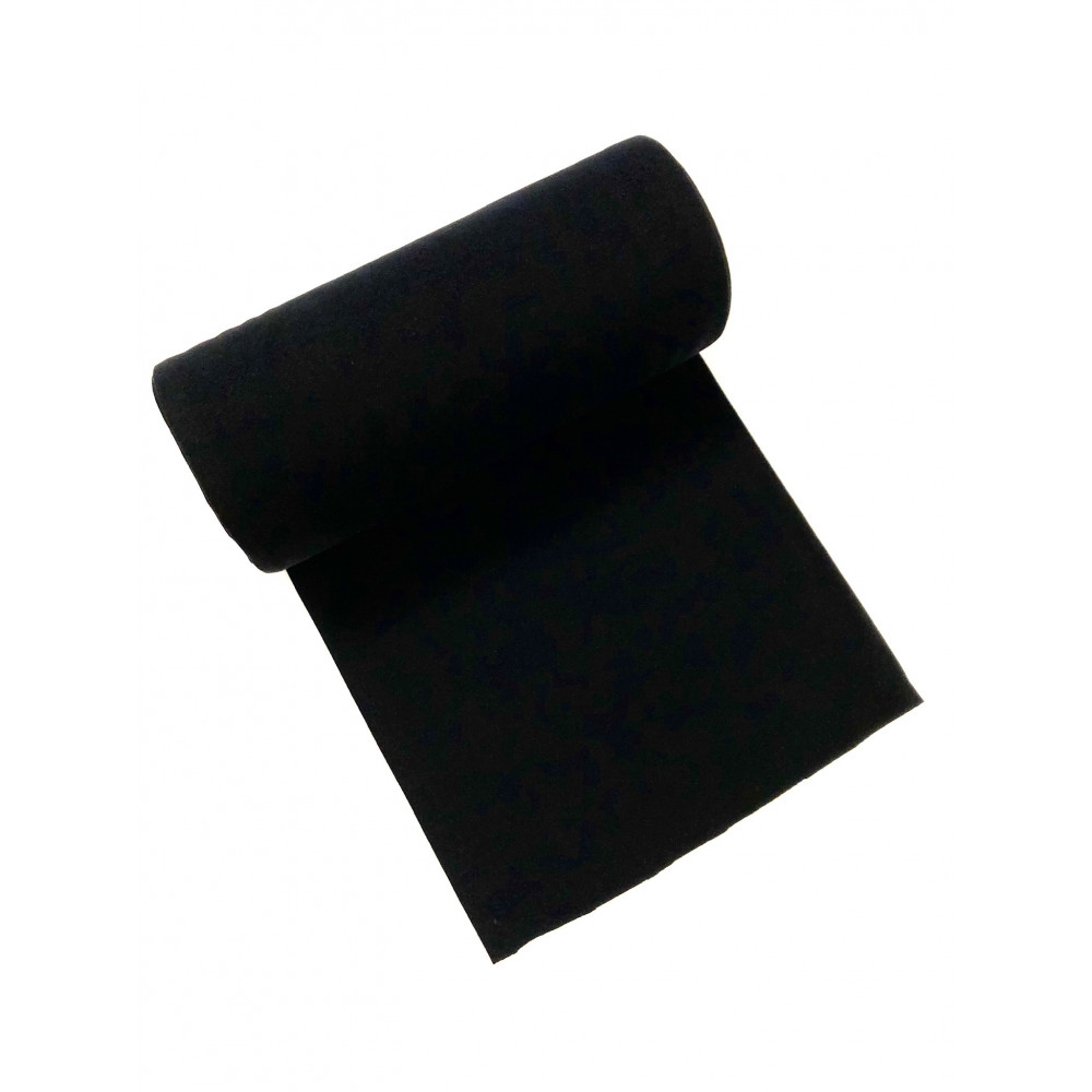 Bündchen Strickschlauch schwarz Bündchen Strickschlauch schwarz