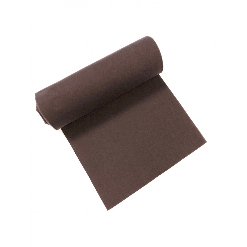 Bündchen Strickschlauch braun Bündchen Strickschlauch braun
