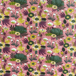 Baumwolljersey digital Prints - florale Muster - jetzt online kaufen bei Clip&Clutch - Versand ab 2€.