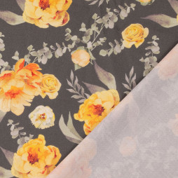 Baumwollstoff Rosen | Vintagestoffe | florales Muster jetzt online kaufen bei Clip&Clutch.