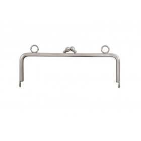 Taschenbügel 086/A4 14 x 9 cm mit 15 mm Ringöse Nickel glänzend