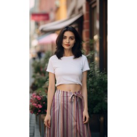 Jacquard gestreift
