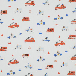 Fester, schewrer baumwollstoff mit papageien für Standtaschen