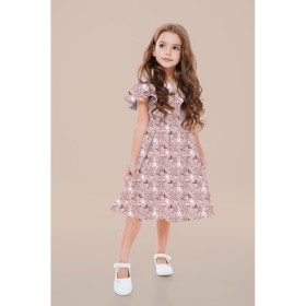 Bio Poplin Stoff – Blumen, Hasen & Gänse