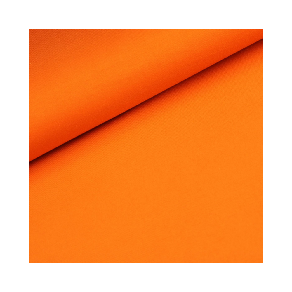 Jersey Orange – hochwertiger Baumwolljersey mit Elastan | 69 Farben