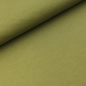 Jersey Khaki Grün Baumwolljersey Uni in 69 Farben