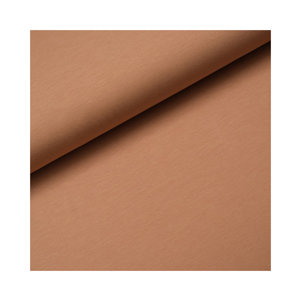 Camel - hochwertiger Baumwolljersey mit Elastan | 69 Farben