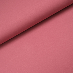 Dunkles Altrosa - hochwertiger Baumwolljersey mit Elastan | 69 Farben