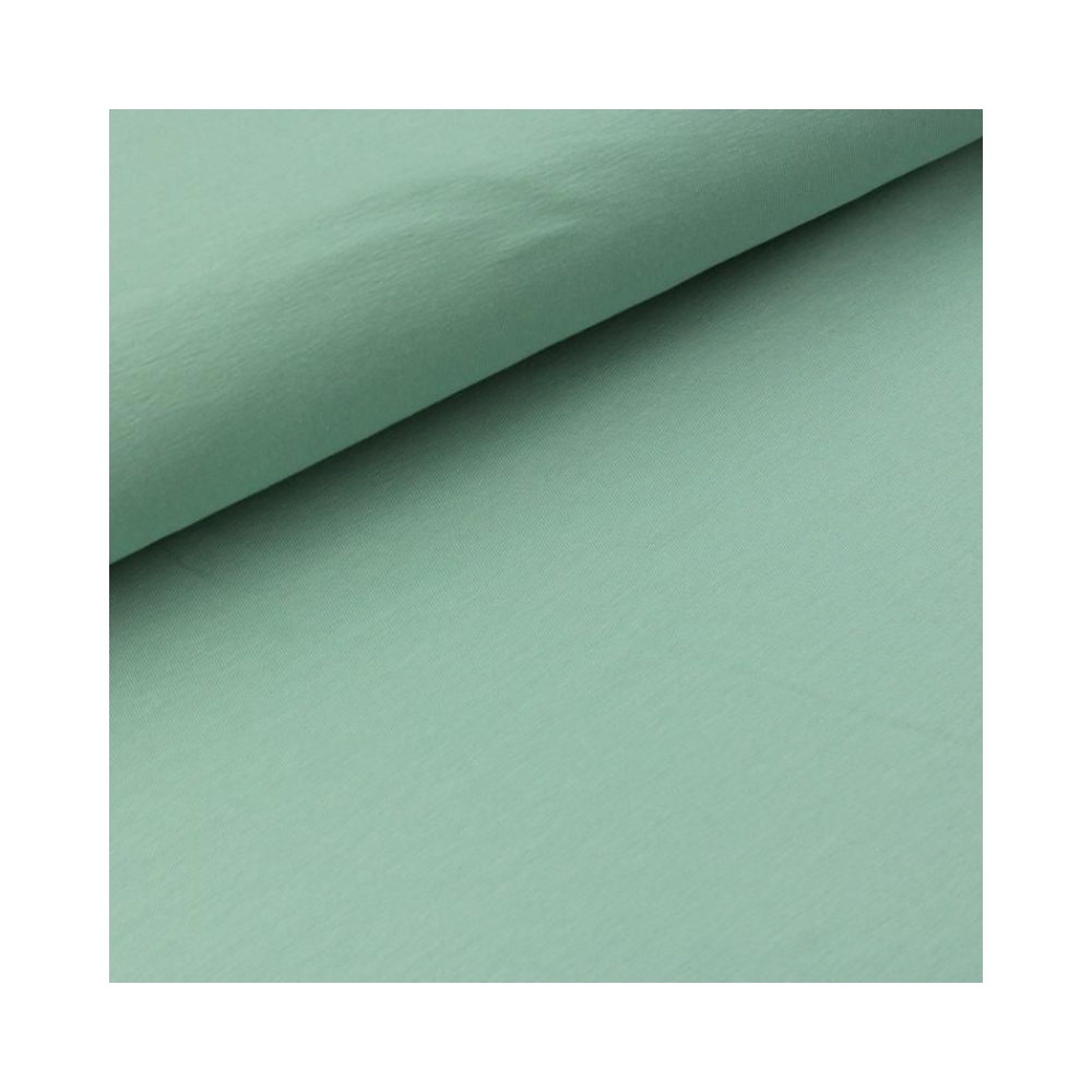 Grünblau - hochwertiger Baumwolljersey mit Elastan | 69 Farben Grünblau - hochwertiger Baumwolljersey mit Elastan | 69 Farben