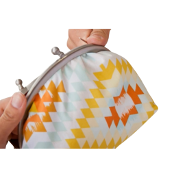 Taschenbügel 086/570 26x26cm nickel-matt rund