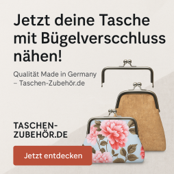 Taschenbügel 086/570 26x26cm mit 12mm Ringöse nickel-glänzend