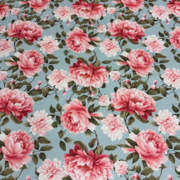 Dekostoff , Leinenstoff, Baumwollstoff Blätter