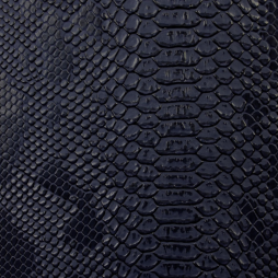Kunstleder Schlangenlederimitat Navy | Hochwertig & günstig