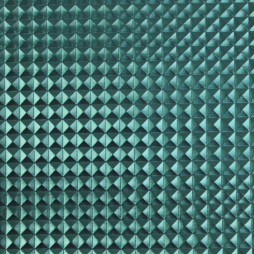 Kunstleder Pyramide Petrol