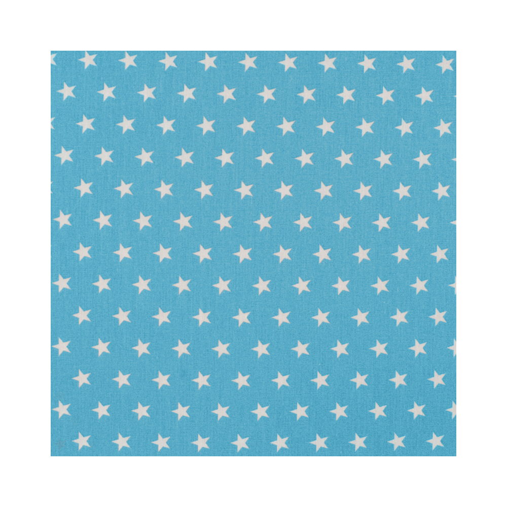 ⭐ Sternenstoff Blau-Weiß – Baumwolle, Oeko-Tex ⭐