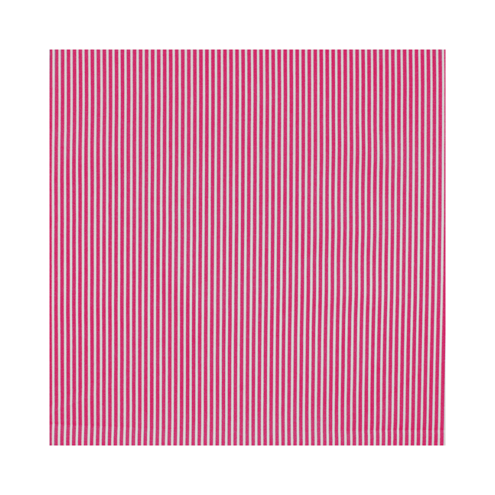 Baumwoll-Popeline Stripes Fuchsia-Weiß | Oeko-Tex Baumwollstoff