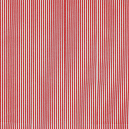 ❤️ Baumwoll-Popeline Stoff „Minimals stripes“ – Streifen Rot/Weiß