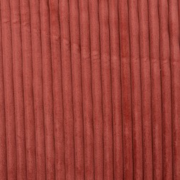 Polarfleece gerippt Terrakotta