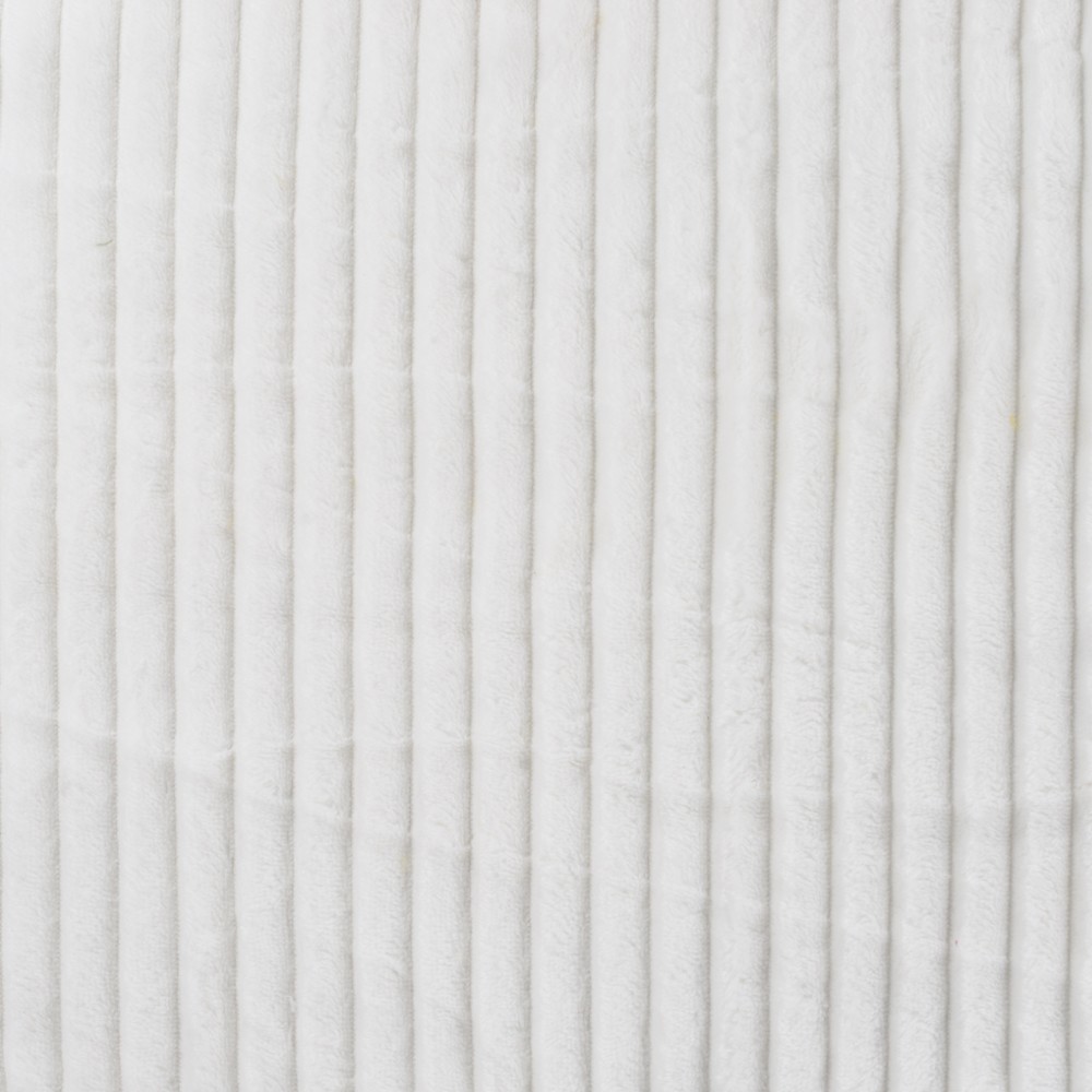 Polarfleece Blush Weiß | Cuddle Binky Kuschelstoff Uni