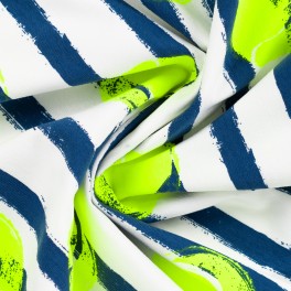French Terry Neon Tennis | Kinderstoff | qjutie Box Edition 3