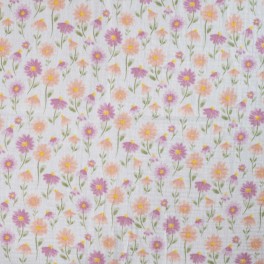 Baumwollstoff Blumen | Bambino Print | Kinderstoff