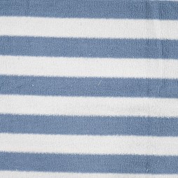 Frottee Stoff blau weiß gestreift Meterware