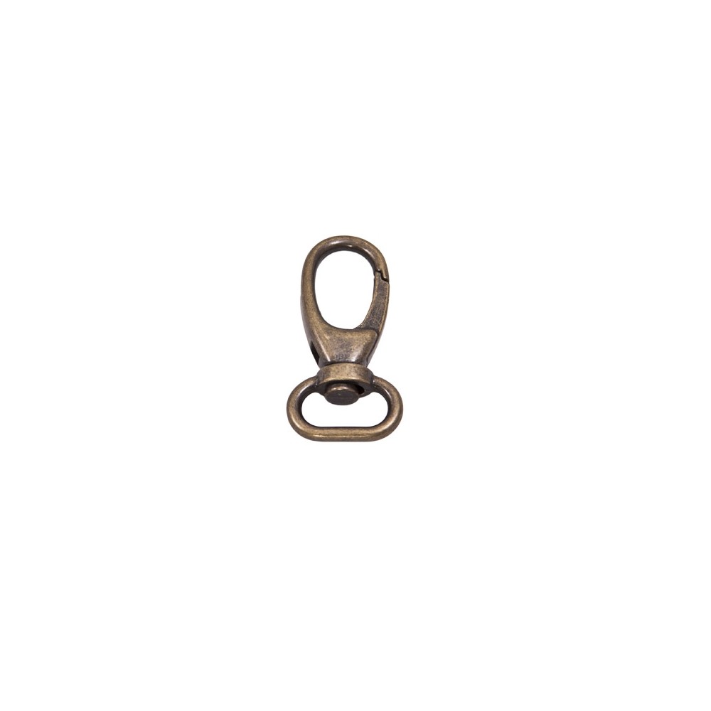 Karabiner 55/20 mm Messing Antik Karabiner 55/20 mm Messing Antik
