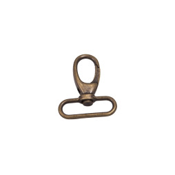 Karabiner 60 mm Messing Antik